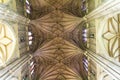 Part of ceiling of Canterbury Cathedral Kent United Kingdom Royalty Free Stock Photo