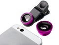 Cell phone with clip lens set