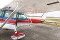 Part of cessna 172 plane Royalty Free Stock Photo