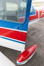 Part of cessna 172 plane Royalty Free Stock Photo