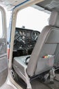 Part of cessna 172 plane Royalty Free Stock Photo