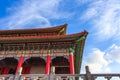 Part of chinese temple building Royalty Free Stock Photo