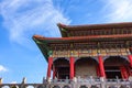 Part of chinese temple building Royalty Free Stock Photo