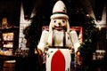 The nutcracker in yankee candle village Royalty Free Stock Photo