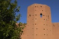 Part of city wall Marrakech morocco Royalty Free Stock Photo