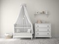 Part of classic children room Royalty Free Stock Photo