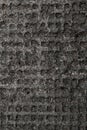 Part of concrete gray pavement slab. Close-up. Abstract background texture. Royalty Free Stock Photo