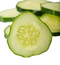 Part of cucumber.