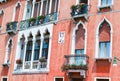 Part of the decoration of the house in Venice Royalty Free Stock Photo