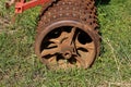 Part and detail of agricultural disk harrow Royalty Free Stock Photo