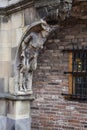 Part of The Duivelshuis devils house - a beautiful and important monument of Arnhem/Netherlands. Its origins lie as far back as Royalty Free Stock Photo