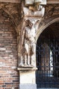 Part of The Duivelshuis devils house - a beautiful and important monument of Arnhem/Netherlands. Its origins lie as far back as Royalty Free Stock Photo