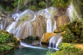 A part of El Nicho Waterfalls in Cuba. Royalty Free Stock Photo
