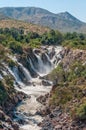 Part of the Epupa waterfalls. People are visible