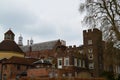 View of the Tudor Buildings of Eton College from the Back in Eton Berkshire Uk
