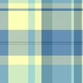 Part fabric check vector, fluffy plaid pattern texture. Decorate background seamless textile tartan in cyan and light colors