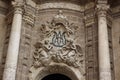 Part of facade of the Cathedral Church, Valencia, Spain