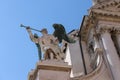 Part of facade of Santa Maria Zobenigo church in Venice