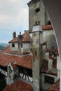 Detailed capture of Bran castle in Transylvania, Romania in  eastern Europe Royalty Free Stock Photo