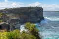 A part of Federation Cliff walk Watsons Bay with stunning views on high sandstone cliffs, Australia Royalty Free Stock Photo