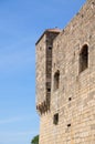 Part of the fortress Nehaj above the city of Senj in Croatia. Royalty Free Stock Photo