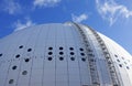 part of the Globe against blue sky Royalty Free Stock Photo