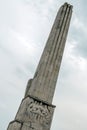 Part of Horea, Closca and Crisan Obelisk in Alba Iulia, Romania