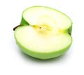 The part of green apple Royalty Free Stock Photo