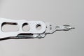 Part of hard disk close-up Royalty Free Stock Photo