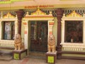 Part of Hindu temple Gokarna, Karnataka, India