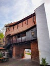 Old city wall in Harderwijk, the Netherlands