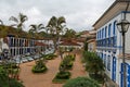 Part of the historic colonial city of Serro, Minas Gerais. Antique old style