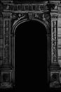 Archival dark gate Royalty Free Stock Photo