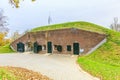 Part of Historical Dutch defense line, Nieuwe Hollandse Waterlinie, Royalty Free Stock Photo