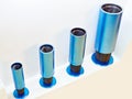 Part of hydraulic downhole motors for drilling Royalty Free Stock Photo