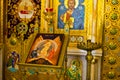 Part of iconostasis in Curtea de Arges, Romania Royalty Free Stock Photo