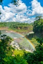 Rainbow on Part of The Iguazu Falls