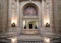 Part of the interior of the Rotunda, the ipressive chamber in Manitoba Legislature building in Winnipeg city, capital of