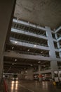 Part of the Istanbul airport multi-storey car park