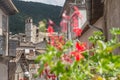 Part of Italian Scanno old city in province of L`Aquila the Abruzzo