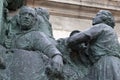 Part of King Leopold Statue in Belgium Royalty Free Stock Photo