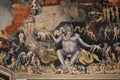 Part of Last Judgment by Giotto in Scrovegni Chapel