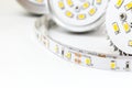 Part of LED lamps and strip with 3-chip SMD modules