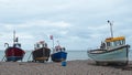 Part of the local fishing fleet at Beer UK