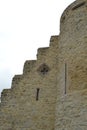 Part of the medieval Bargate wall monument in Southhampton Royalty Free Stock Photo