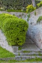 Part of a medieval garden situated to Fano Italy