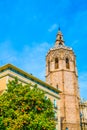 Part of the Metropolitan Cathedral-Basilica of the Assumption of Our Lady of Valencia...IMAGE Royalty Free Stock Photo