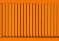 Part of modern interior with orange brown horizontal patterned texture of wooden shutters, casements or blinds background Royalty Free Stock Photo