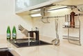 Part of modern Kitchen interior with Sink Royalty Free Stock Photo