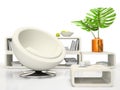 Part of the modern living-room Royalty Free Stock Photo
